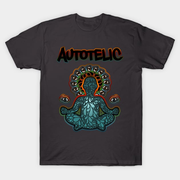 Autotelic- Meditation T-Shirt by AutotelicArt